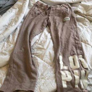 Pink sweatpants